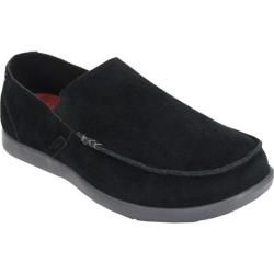 Men's Crocs Santa Cruz Suede II Loafer Black/Charcoal Crocs Loafers