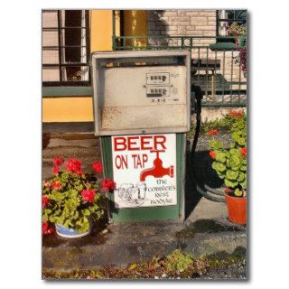 Beer on Tap Postcard