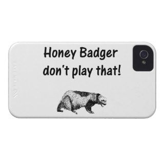 honey badger don't play that iPhone 4 cases