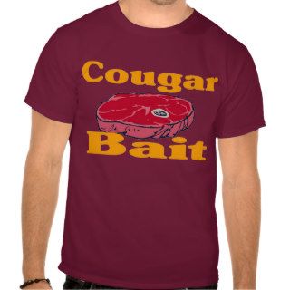 Cougar Bait   Maroon (front & back) T shirts