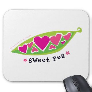 Sweet Pea Design Mouse Pad