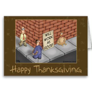 Funny Thanksgiving Cards It’s a Turkey Economy