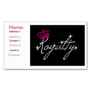 royalty business cards