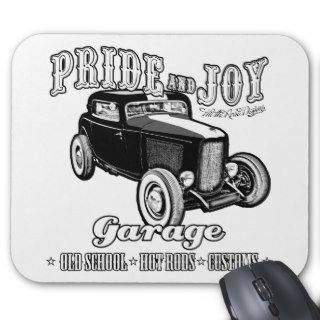 Pride and Joy Hot Rod Garage Mouse Pads
