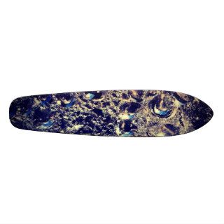 Wet Glass Texture Skateboard