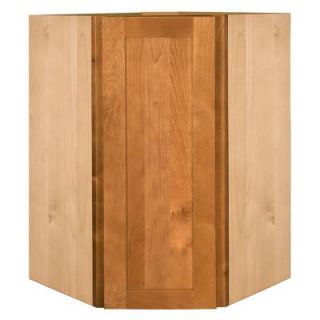 Home Decorators Collection Assembled 24x30x24 in. Wall Angle Corner Cabinet in Hargrove Cinnamon WA2430R HCN
