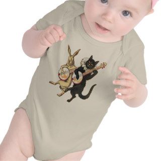 Rabbit & Cat Infant Organic Creeper
