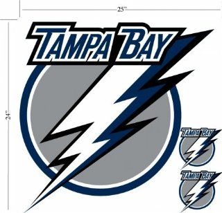 Tampa Bay Lightning Wallmarx Large Wall Decal  Sports Fan Automotive Decals  Sports & Outdoors