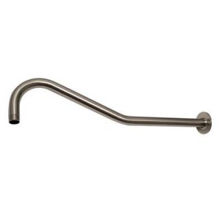 Whitehaus Long Hooked Shower Arm in Brushed Nickel WHSA520 BN