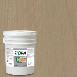Storm System Category 2 5 gal. Boatslip Gray Exterior Semi Transparent Dual Dispersion Wood Finish 225C109 5