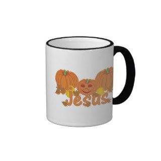 Pumpkin Jesus Personalized Halloween Mug