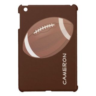 Personalized Sport Athlete Football Player Brown iPad Mini Cover