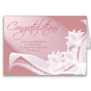 Diva's Congrats on Your New Granddaughter Card