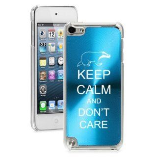 Apple iPod Touch 5th Generation Light Blue 5B1366 hard back case cover Keep Calm and Don't Care Honey Badger Cell Phones & Accessories