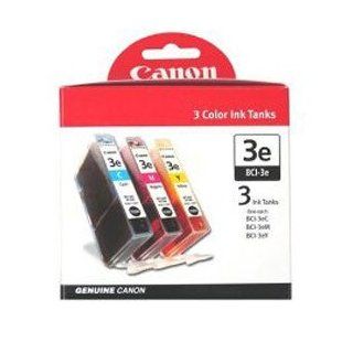 Canon 4480A263 BCI 3E Multipack   Ink tank   1 x yellow, cyan, magenta   for BJC i550, i550, 80, MultiPASS F30, F50, F60, F80, MP700, MP730, S500, 520, 530D, 630, 750 Electronics