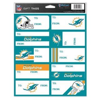 Miami Dolphins Gift Tags  Sports Related Merchandise  Sports & Outdoors