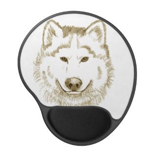 White Wolf 2 Gel Mouse Mat