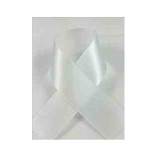 Schiff Ribbons 244 1 1/4 Inch Polyester Single Face Satin Ribbon, 20 Yard, White