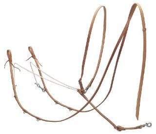 Weaver Harness Leather Cowboy German Martingale  Horse Bridles And Reins 