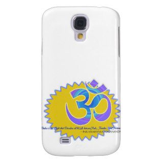 The Om Aum Symbol Paramahansa Yogananda Quote Samsung Galaxy S4 Covers