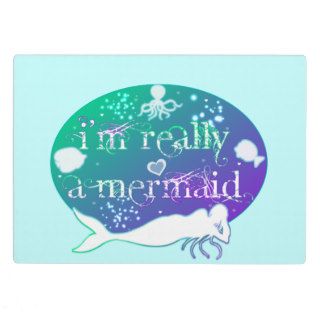 I'm really a Mermaid wall plaque