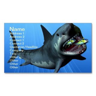Megalodon Shark Business Card