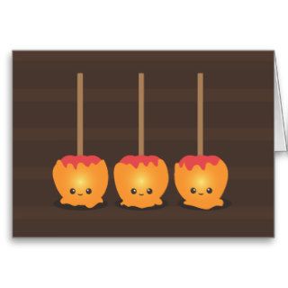 Kawaii Candy Apple Greeting Card