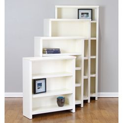 Bailey 72 inch Antique White Bookcase Media/Bookshelves