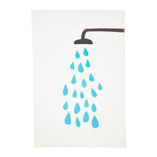 Ikea's Tvingen Bath Sheet, White, Blue   Tvingen Towel