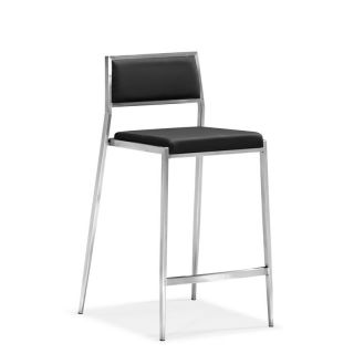 Zuo Black Dolemite Counter Chair (set Of 2)