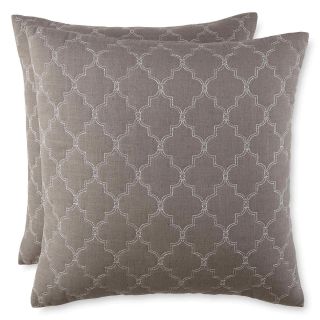 Arabesque 2 pk. Decorative Pillows, Gray