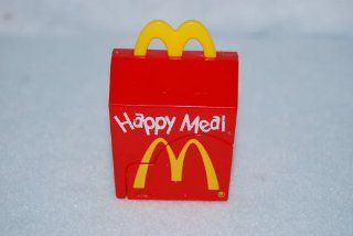 Vintage 1990 McDonalds Happy Meal Transformer Food Toy   Happy Meal Red Box  