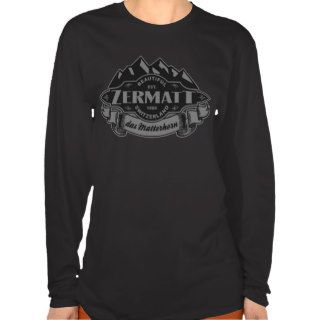 Zermatt Mountain Emblem T shirt