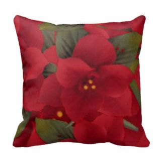 Red Christmas Decorative Pillow