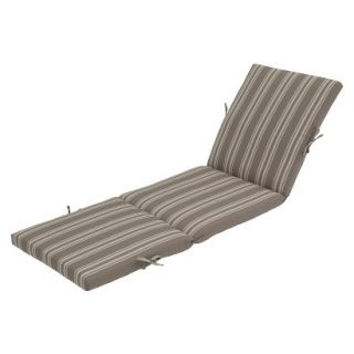 Threshold Outdoor Chaise Lounge Cushion   Taupe Stripe