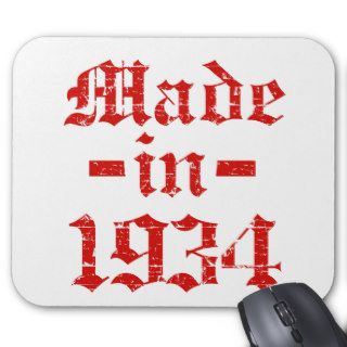 Made in 1934 designs mouse pad