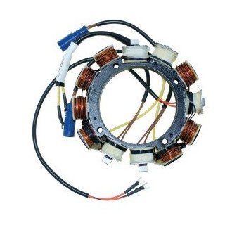 Johnson / Evinrude Outboard High Performance Stator; *5800 RPM Limit; Ignition Coil Wire Lengths Orange/Blue 15 273 3415RS 
