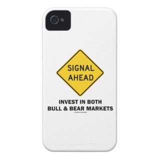 Signal Ahead (Sign) Invest Both Bull Bear Markets iPhone 4 Cases