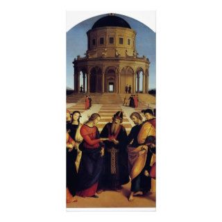 Raphael  The Marriage of the Virgin Customized Rack Card