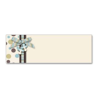 Boy Skinny Gift Tag 2 Business Cards