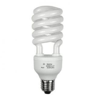 ES27W MED 277D   27 watt, 277 volt, Spiral CFL, 6400K Daylight, E27 Base   Led Household Light Bulbs  