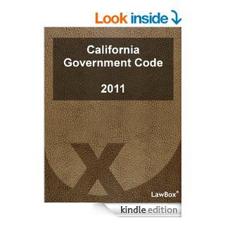 California Government Code 2011 eBook Legislative Council of California, LawBox LLC Kindle Store
