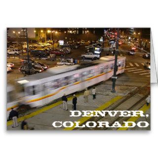 RTD Light Rail, Denver, Colorado. Card