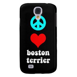 peace love boston terrier samsung galaxy s4 covers