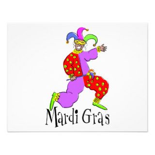 Mardi Gras Clown Announcements