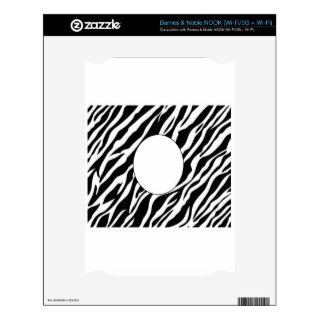 zebra print frame add photo or text NOOK decal
