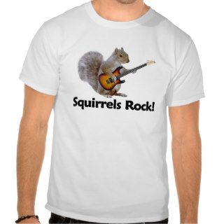 Squirrels Rock T Shirt