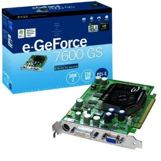 EVGA 256 P2 N541 T2 e GeForce 7600GS 256 MB PCI Express Video Card with Fan Electronics