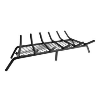 Pleasant Hearth 1/2 in. Steel Grate 30 in. 6 Bar with Ember Retainer BG5 306EM