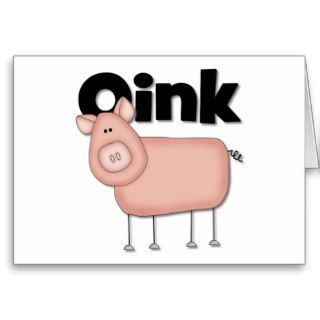 Cute Pig Gift Card
